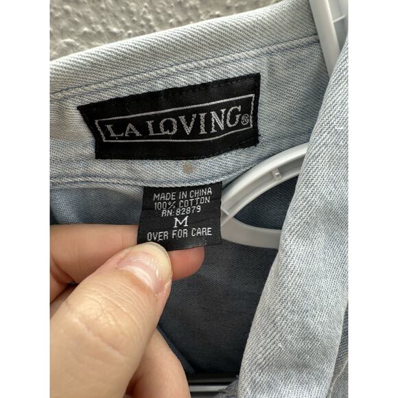 LA Loving Mens Shirt Medium Short Sleeve Button Up National Sprint Car Hall Fame - Picture 5 of 13